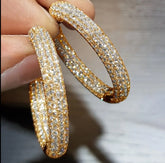PENDIENTE ARO DE BRILLANTES SINT 2 CLRS